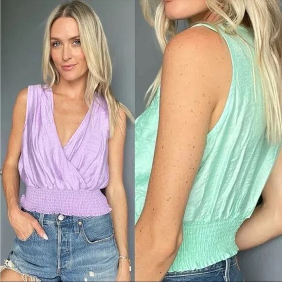 Six Fifty The Summer Tank Purple Large - Picture 2 of 5